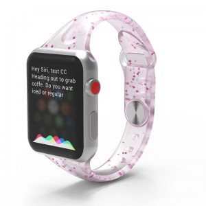 Brokat silikonowy silikonowy pasek z bransoletki