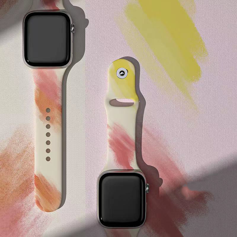 Drukowanie silikonowego gumy sportowego paska do iWatch